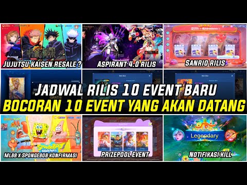 BOCORAN 10 EVENT GRATISAN MOBILE LEGENDS YANG AKAN HADIR EVENT JUJUTSU KAISEN,ASPIRANT BARU,SANRIO