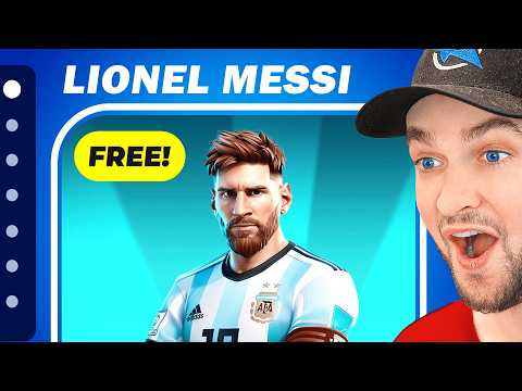 Fortnite's *NEW* FREE Rewards Update! (Messi Skin)