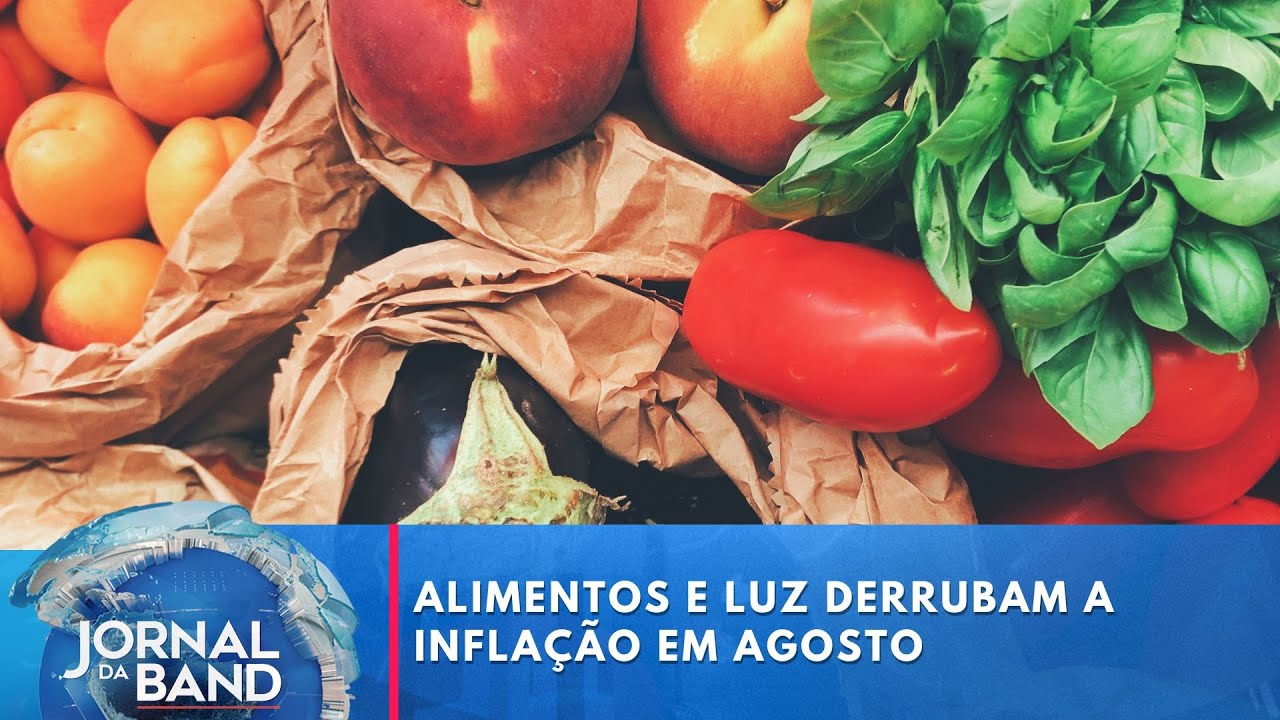 Alimentos e luz derrubam a inflação