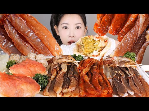 홑게 3종 세트🦀🎁 홑게회, 간장홑게장, 양념홑게장 먹방 Raw Soft snow crab [eating show] mukbang korean food