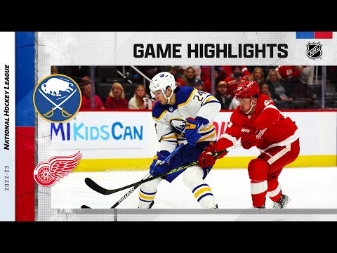 Sabres @ Red Wings 11/30 | NHL Highlights 2022