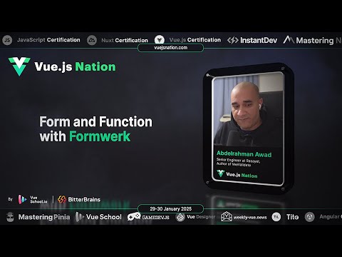 Vue.js Nation 2025: Abdelrahman Awad - Form and Function with Formwerk