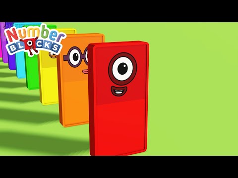 Looking for Numberblocks Domino Step Squad 1 vs 50 to 100 Standing Tall Numbers Patterns