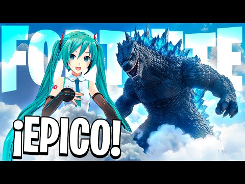 GODZILLA Y HATSUNE MIKU LLEGAN! | Fortnite