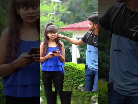 Pulling Cheek Prank On Cute Girl 😜 || Wait For 🔚 || Faizu Prank || #shorts #prank #romantic #funny