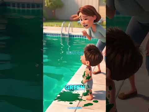 🏊 🤔 Who dirtied the water in the swimming pool?#funny