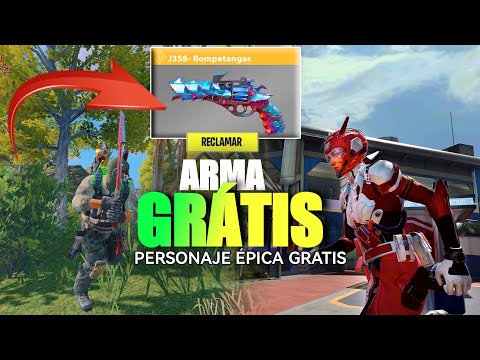 OFICIAL!!  PERSONAJE EPICO GRATIS + ARMA LEGENDARIA GRATIS Y COD POIS X2