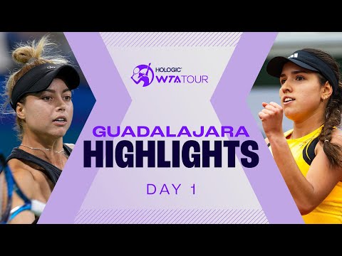 Day 1 at Guadalajara 2024 with Zarazua, Osorio & Stephens | WTA Match Highlights