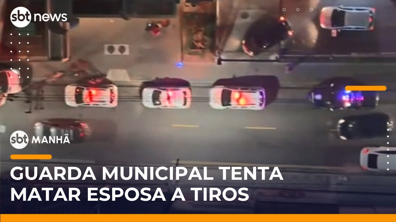 GCM tenta matar esposa a tiros na Grande São Paulo | SBTManhã