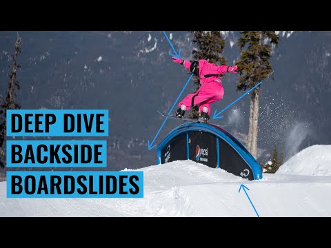 The Key Steps To Backside Boardslides | Deep Diving Snowboarding with Taevis