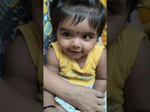 cute baby girl smile