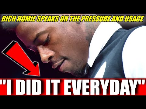 RICH HOMIE QUAN SPEAKS ON HIS 💊 USAGE😥