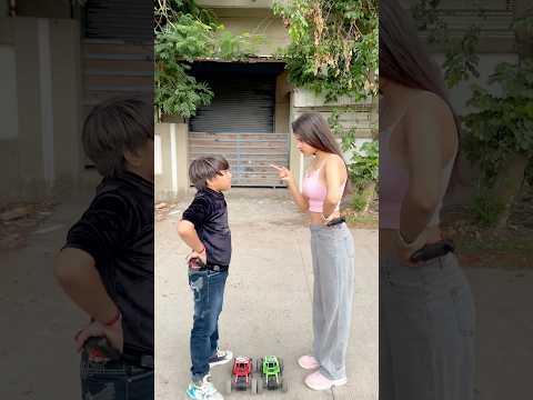 Chote bhai se liya badla 😱 car race😂 #shorts #funny