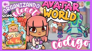 ORANIZANDO MI CLOSET AVATAR WORLD+ CODIGO NUEVO+ SET UP GAMER