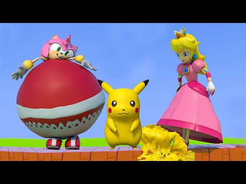 Misty, Amy Rose & Peach Went Wild and Got Their Revenge 👸🏼⚡🦔