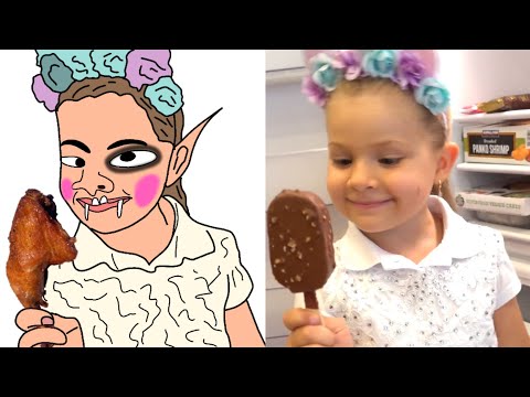 Diana is going to the Princess Ball | Funny Cartoon Drawing Meme | Diana and Roma