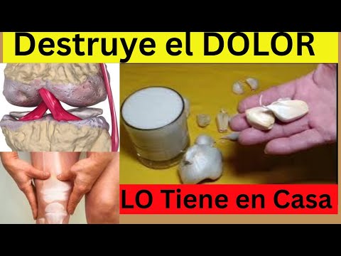 1 Vaso de Esta Bebido Destruye el Dolor Rodillas Cuerpo y Articulaciones