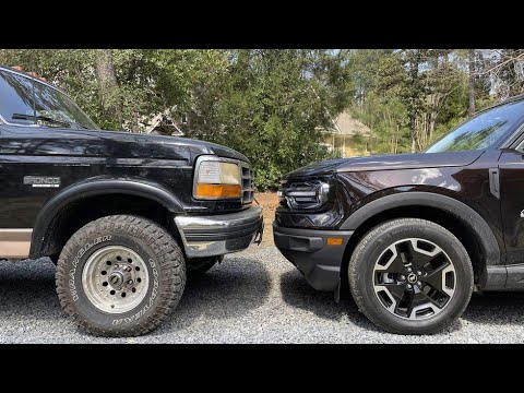 Would You Rather: 2021 Bronco Sport Outer Banks or 1993 Bronco Eddie Bauer"