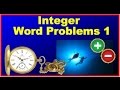 Solving Integer Word Problems with Operations