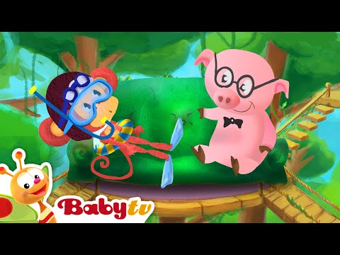 Hipopótamos - Vida en el agua y la tierra 🦛🌊 | Explora el reino animal @BabyTVSP