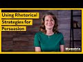 Rhetorical Strategies in Persuasion