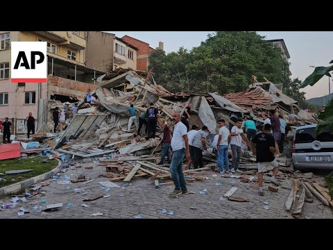 YouTube video thumbnail: Magnitude 6.1 Earthquake Hits Turkey’s Balikesir Province