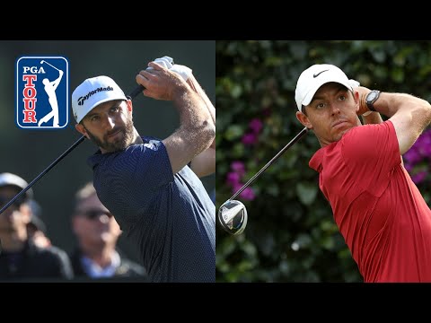 Rory McIlroy and Dustin Johnson long-drive compilation