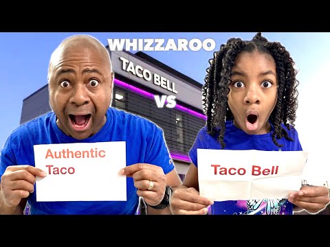 Whizzaroo Taco Bell Vs Authentic Tacos Food Challenge