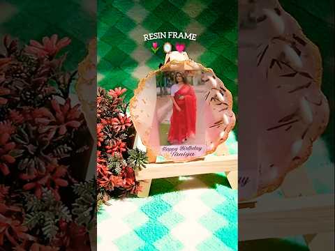 4inch Resin photo frame💫📸 Birthday gift🎀 #shortsfeed #resinphotoframe #love #youtubeshorts