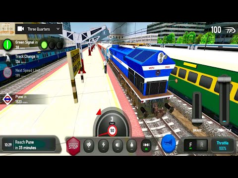 Rajdhani Express Train Game Download | Indian Train Simulator: Game Android Gameplay | Train Games