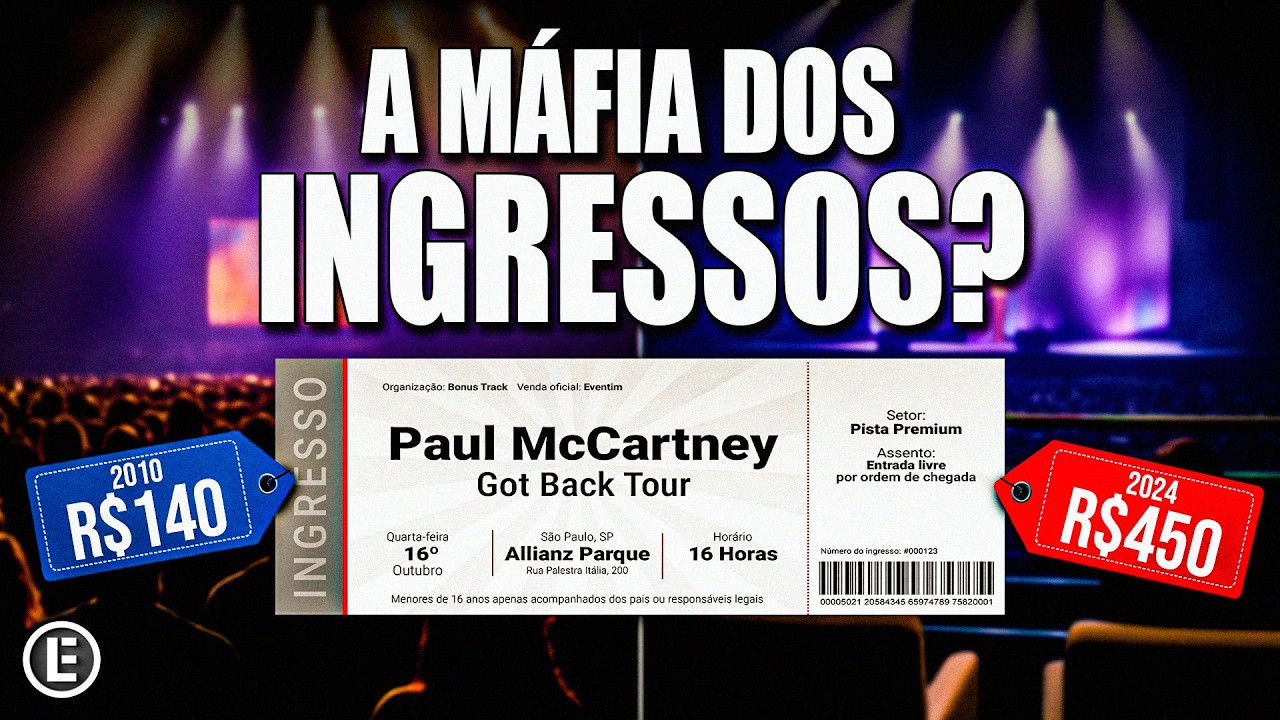 O Esquema Bilionário da Indústria dos Shows (E como ela te faz de trouxa..)