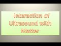 Ultrasound Technology Concepts