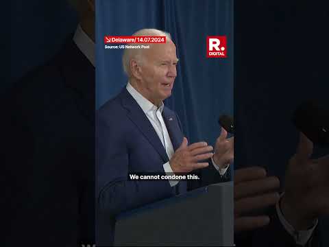 It’s sick!: Joe Biden Reacts To Assasination Attempt On Donald Trump In Pennsylvania Rally