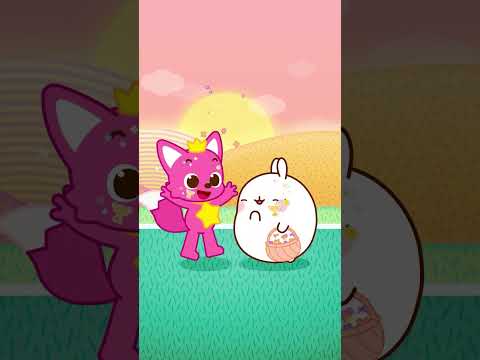 Sport just got a lot cuter with Pinkfong and Molang 💕 Follow our new friend @Pinkfong 💜 #pinkfong