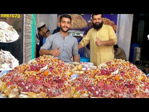 Zaiqa Chawal - Golden Pulao Mountain | Peshawar Chawal | Beef Rice