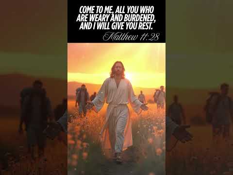 Come to Me and Find Rest  Matthew 1128 #bibleverse #godsword #christianlife #christianfaith #jesus