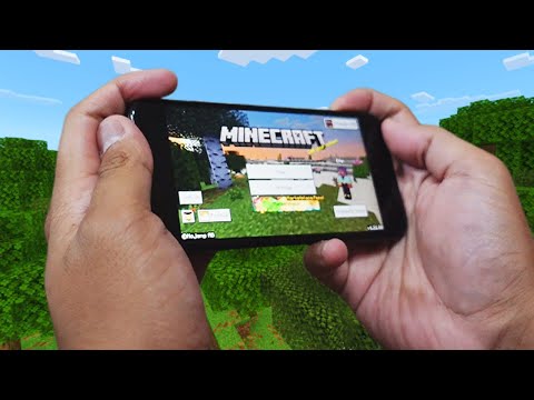 Minecraft on the iPhone SE