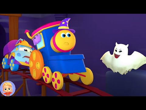 Spooky Roller Coaster + More Halloween Songs & Cartoon Videos for Kids