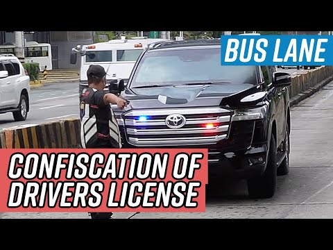 Bus lane apprehensions - EDSA i-ACT