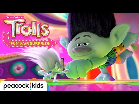 DANCE BATTLE! Trolls Dance Challenge! | FUN FAIR SURPRISE | TROLLS