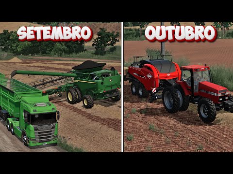Farming simulator 22 | 30 dias trabalhando nas fazendas | Os sócios #26