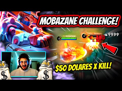 ¡DESAFIAN A MOBAZANE $50 DOLARES POR CADA KILL QUE HAGA CON YI SUN-SHIN! | MOBILE LEGENDS