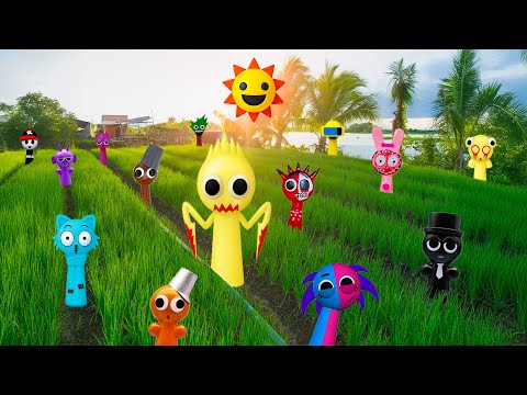 ALL SPRUNKI Found in the Fields – Uncover the Hidden Secrets 🌾👀  Come Explore with Me!