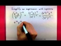 Exponent Rules and Simplification