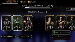 Black Dragon Tower Boss Battle 36/200 Fight + Reward MK Mobile | Remastere...