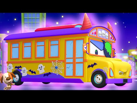 Spooky Fun Ahead! Top Halloween Song for Kids - Wheels on the Bus