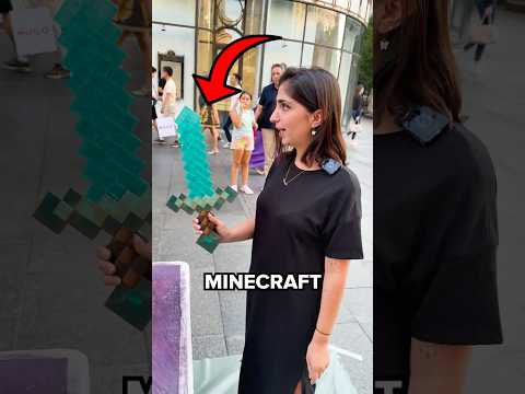 The Girl Wanted Her Minecraft Sword Painted... 🗡️😱