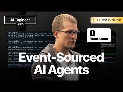 Make your own event-sourced agent harness using stream processors — Jonas Templestein, Iterate