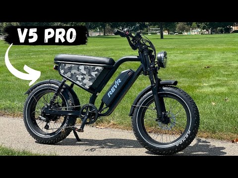 REVR V5 Pro e-bike! Moped Style bike under $1000 dollars