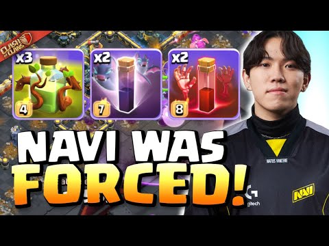 KLAUS is forced to INVENT NEW ATTACK with Overgrowth and BATS! Clash of Clans